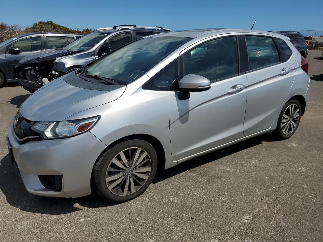 Lot #2893654843 2015 HONDA FIT EX