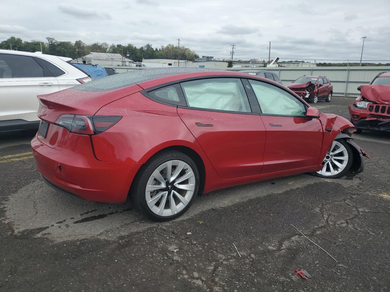 Lot #2979326763 2022 TESLA MODEL 3