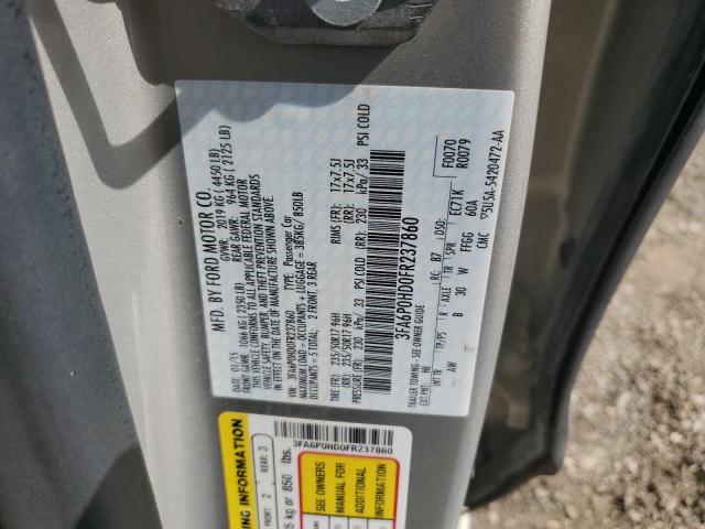 VIN 3FA6P0HD0FR237860 2015 Ford Fusion, SE no.12