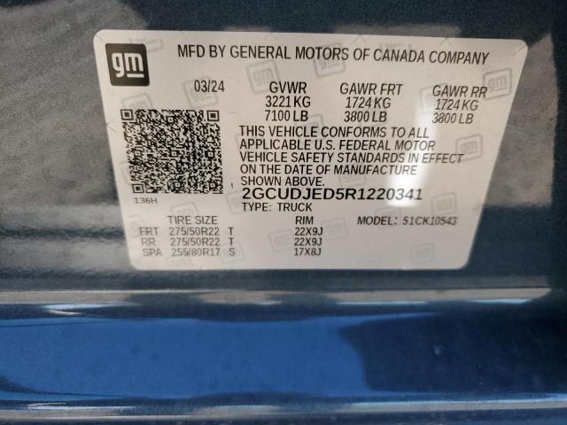 2024 CHEVROLET SILVERADO - 2GCUDJED5R1220341