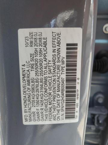 VIN 5FNYG2H34RB005497 2024 Honda Pilot, Sport no.14