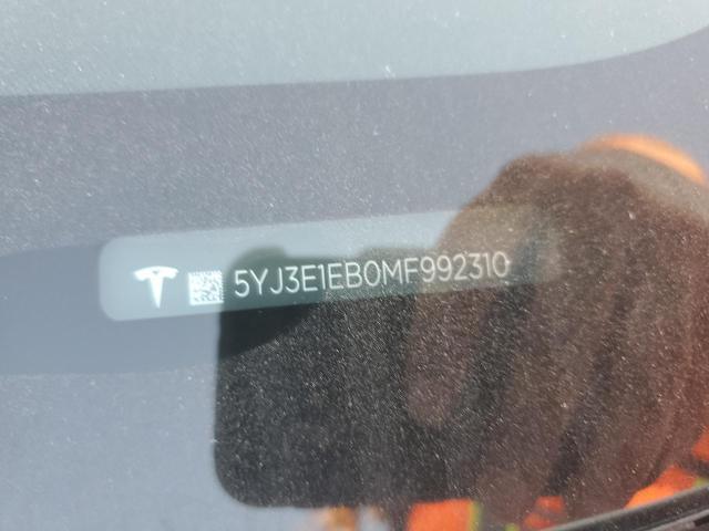 2021 TESLA MODEL 3 - 5YJ3E1EB0MF992310