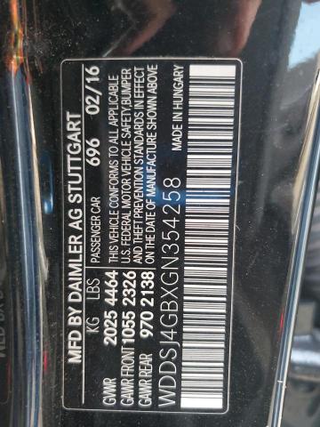 2016 MERCEDES-BENZ CLA 250 4M - WDDSJ4GBXGN354258