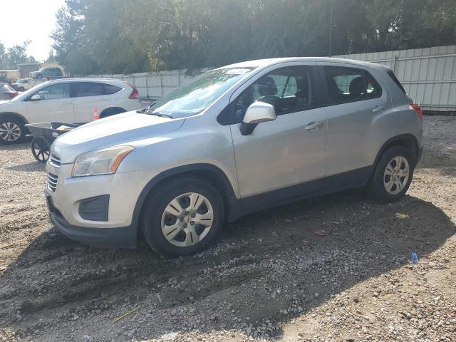 CHEVROLET TRAX LS 2015 gray  gas KL7CJKSB5FB077865 photo #1