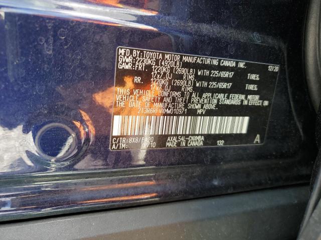 2021 TOYOTA RAV4 XLE - 2T3R6RFVXMW010971