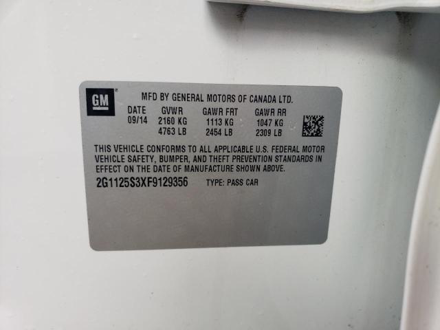 2015 CHEVROLET IMPALA LT - 2G1125S3XF9129356