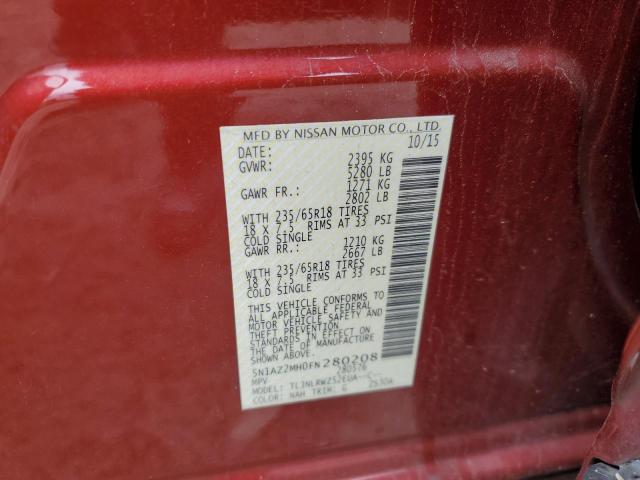 2015 NISSAN MURANO S - 5N1AZ2MH0FN280208