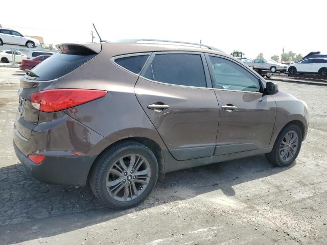 HYUNDAI TUCSON GLS 2014 brown 4dr spor gas KM8JU3AG4EU923244 photo #4