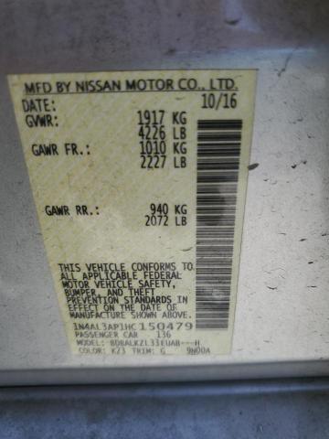 2017 NISSAN ALTIMA 2.5 - 1N4AL3AP1HC150479