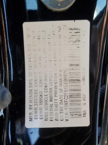 2016 HONDA CIVIC LX - 19XFC2F51GE099252
