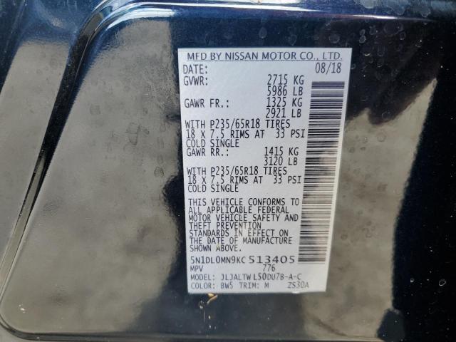 2019 INFINITI QX60 LUXE - 5N1DL0MN9KC513405