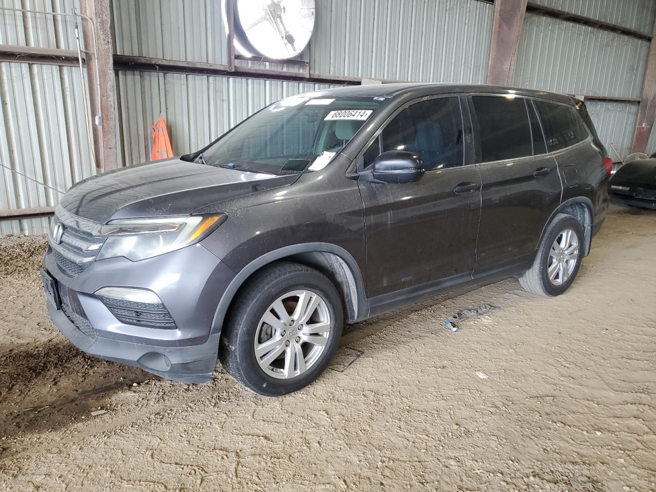 Lot #2919480235 2017 HONDA PILOT LX