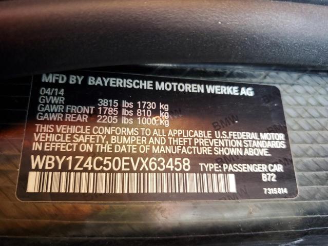 VIN WBY1Z4C50EVX63458 2014 BMW I3, Rex no.12