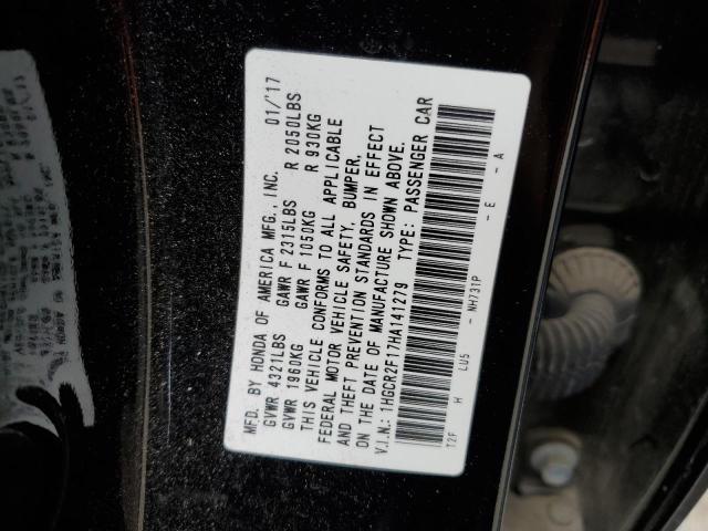 2017 HONDA ACCORD SPO - 1HGCR2F17HA141279