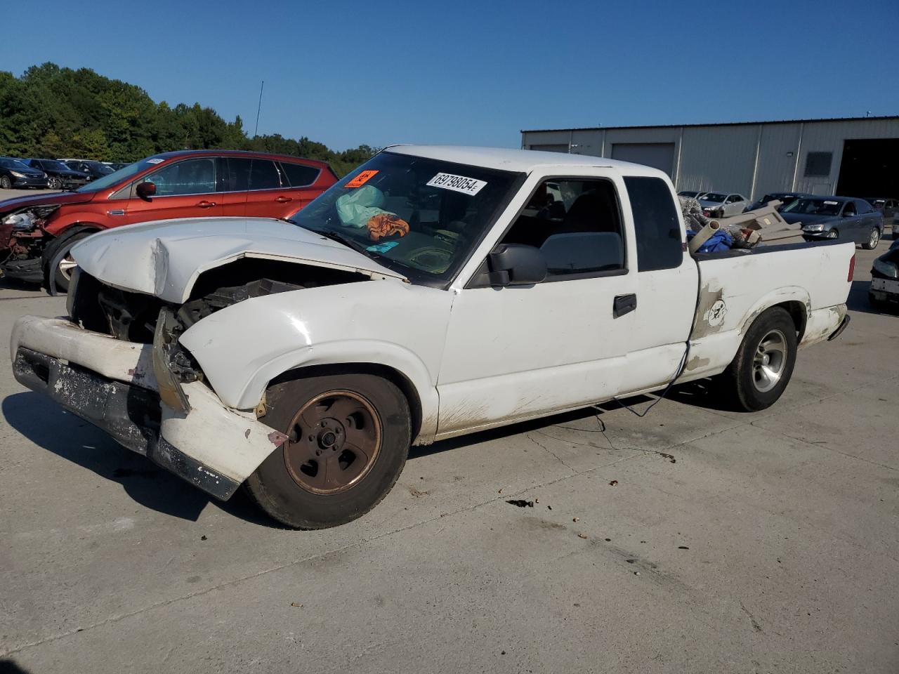 GMC SONOMA 2001 white club cab gas 1GTCS19W518224890 photo #1