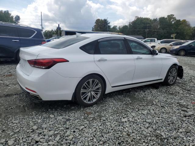 GENESIS G80 BASE 2018 white  gas KMHGN4JE4JU238537 photo #4