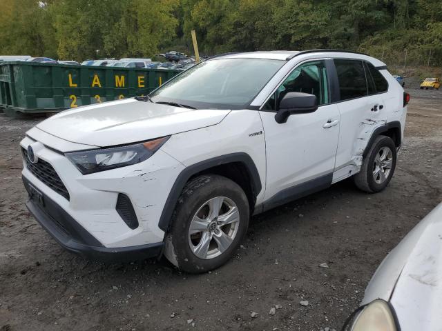 TOYOTA RAV4 LE 2021 silver  hybrid engine 4T3LWRFV1MU040298 photo #1