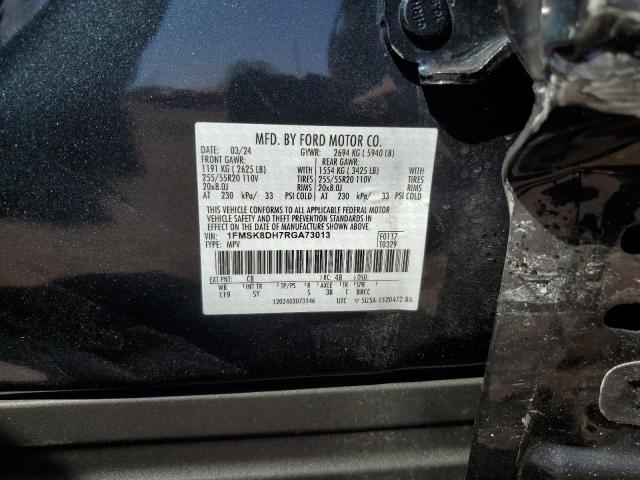 2024 FORD EXPLORER X - 1FMSK8DH7RGA73013