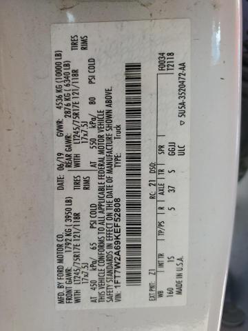 2019 FORD F250 SUPER - 1FT7W2A69KEF52808