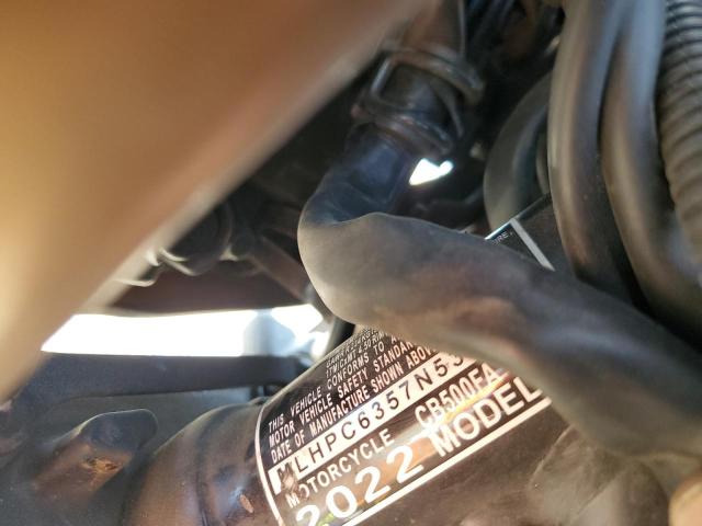 2022 HONDA CB500 FA MLHPC6357N5300075
