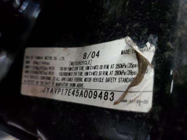2005 YAMAHA XV1700 A JYAVP17E45A009483