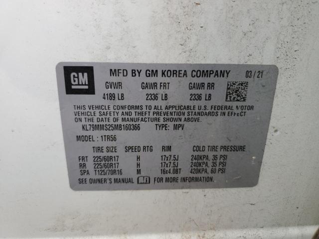 2021 CHEVROLET TRAILBLAZE - KL79MMS25MB160366