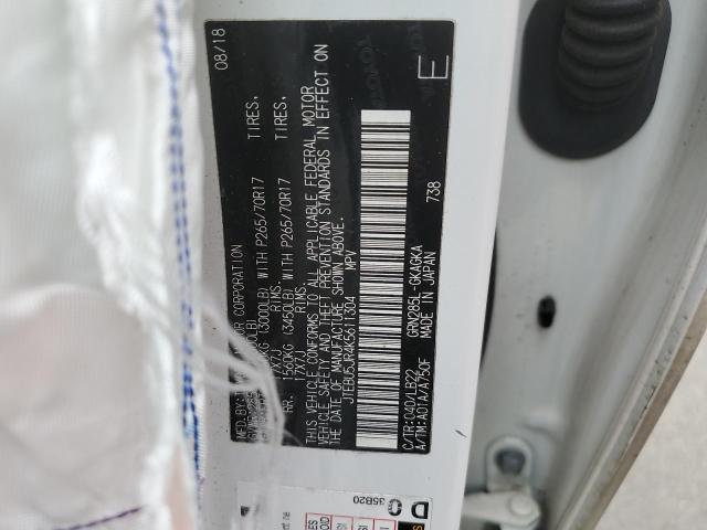 2019 TOYOTA 4RUNNER SR - JTEBU5JR4K5611304