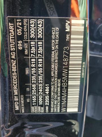 2021 MERCEDES-BENZ GLB 250 4M - W1N4M4HB5MW148773