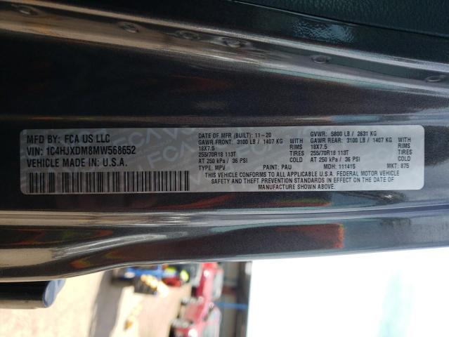 2021 JEEP WRANGLER U - 1C4HJXDM8MW568652