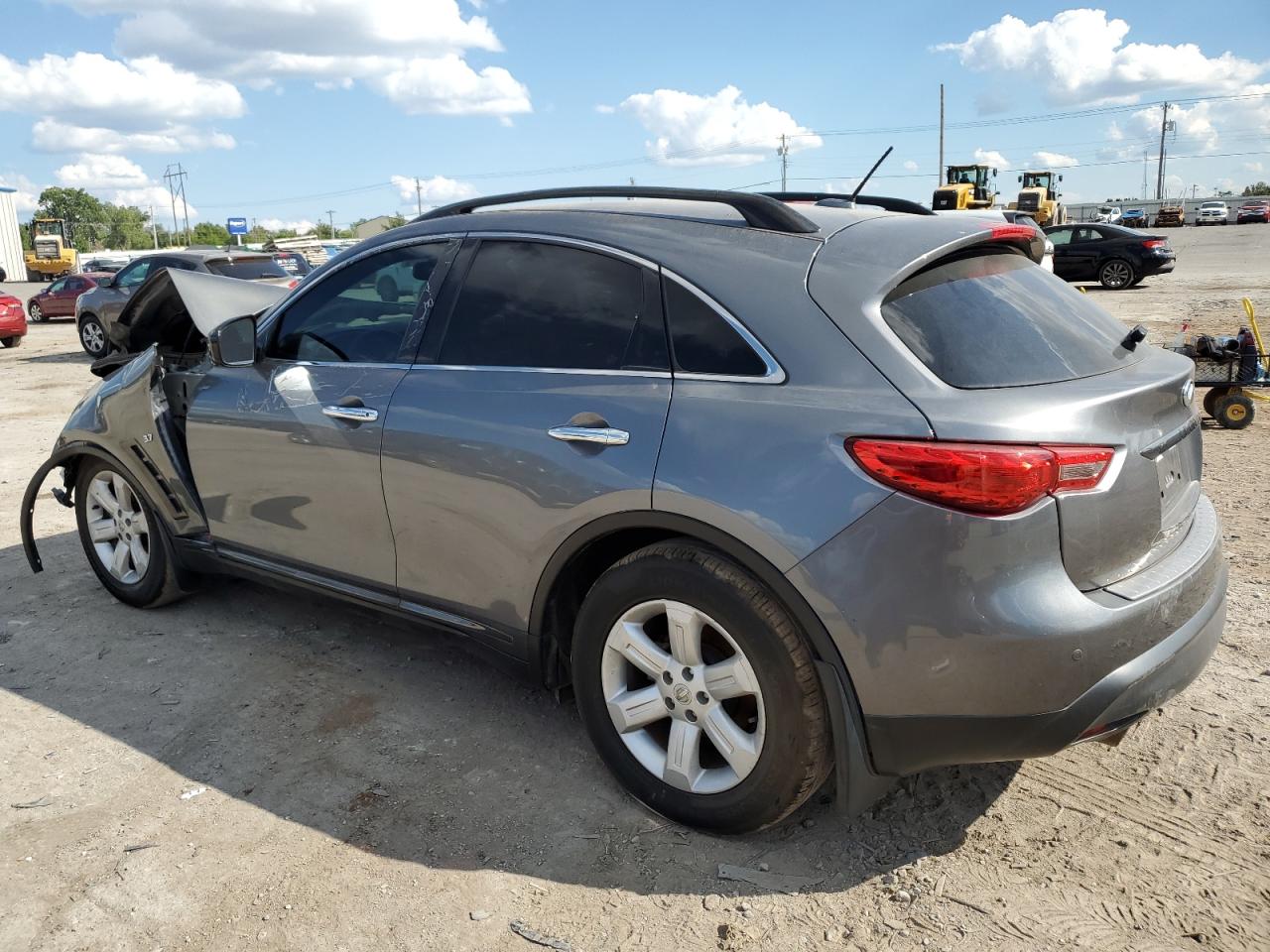 INFINITI QX70 2016 gray 4dr spor gas JN8CS1MUXGM671483 photo #3