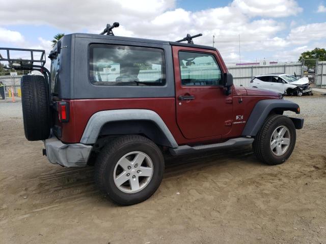 JEEP WRANGLER X 2008 burgundy 2dr spor gas 1J4FA24178L516852 photo #4