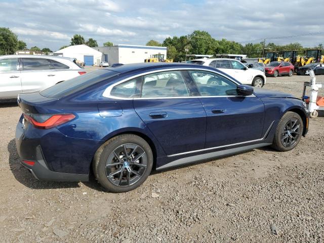 BMW I4 EDRIVE 2024 blue  electric WBY43AW0XRFS14248 photo #4