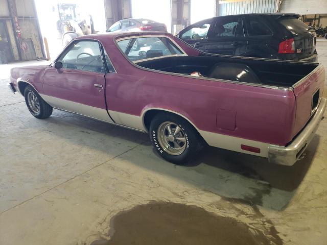 CHEVROLET EL CAMINO 1987 pink pickup gas 3GCCW80H4HS900338 photo #3