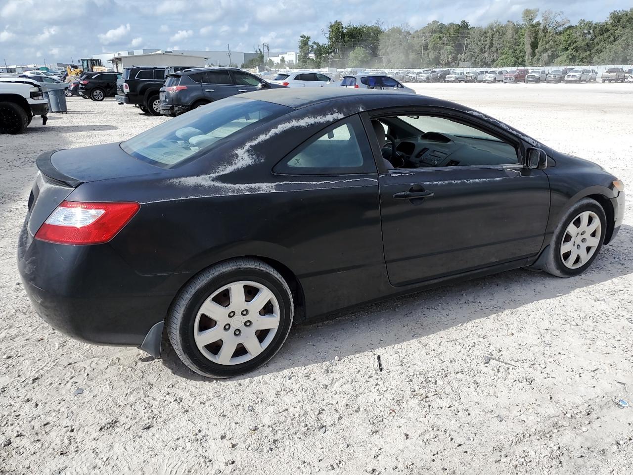 HONDA CIVIC LX 2008 black  gas 2HGFG12668H524257 photo #4