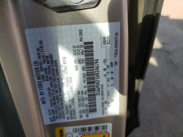 2017 FORD FUSION SE - 3FA6P0H75HR246194