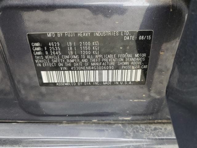 2016 SUBARU LEGACY 3.6 - 4S3BNEN64G3006090