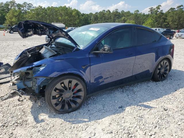 TESLA MODEL Y 2023 blue  electric 7SAYGDEF1PF712342 photo #1