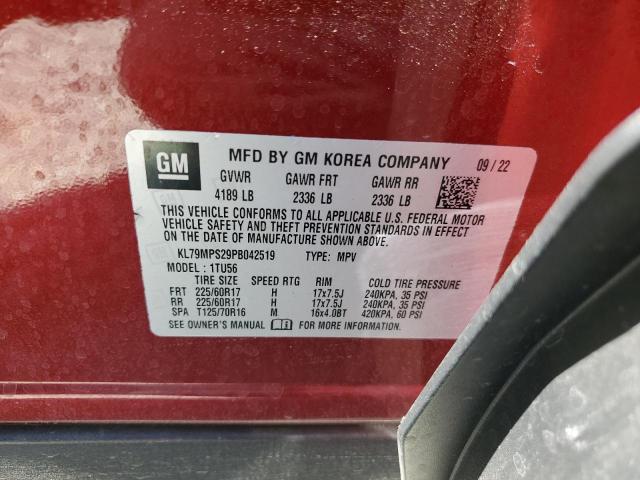 2023 CHEVROLET TRAILBLAZE - KL79MPS29PB042519