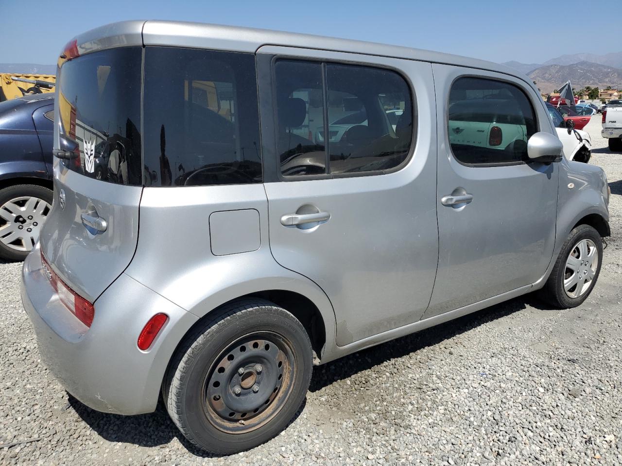 NISSAN CUBE BASE 2010 silver  gas JN8AZ2KR2AT161360 photo #4