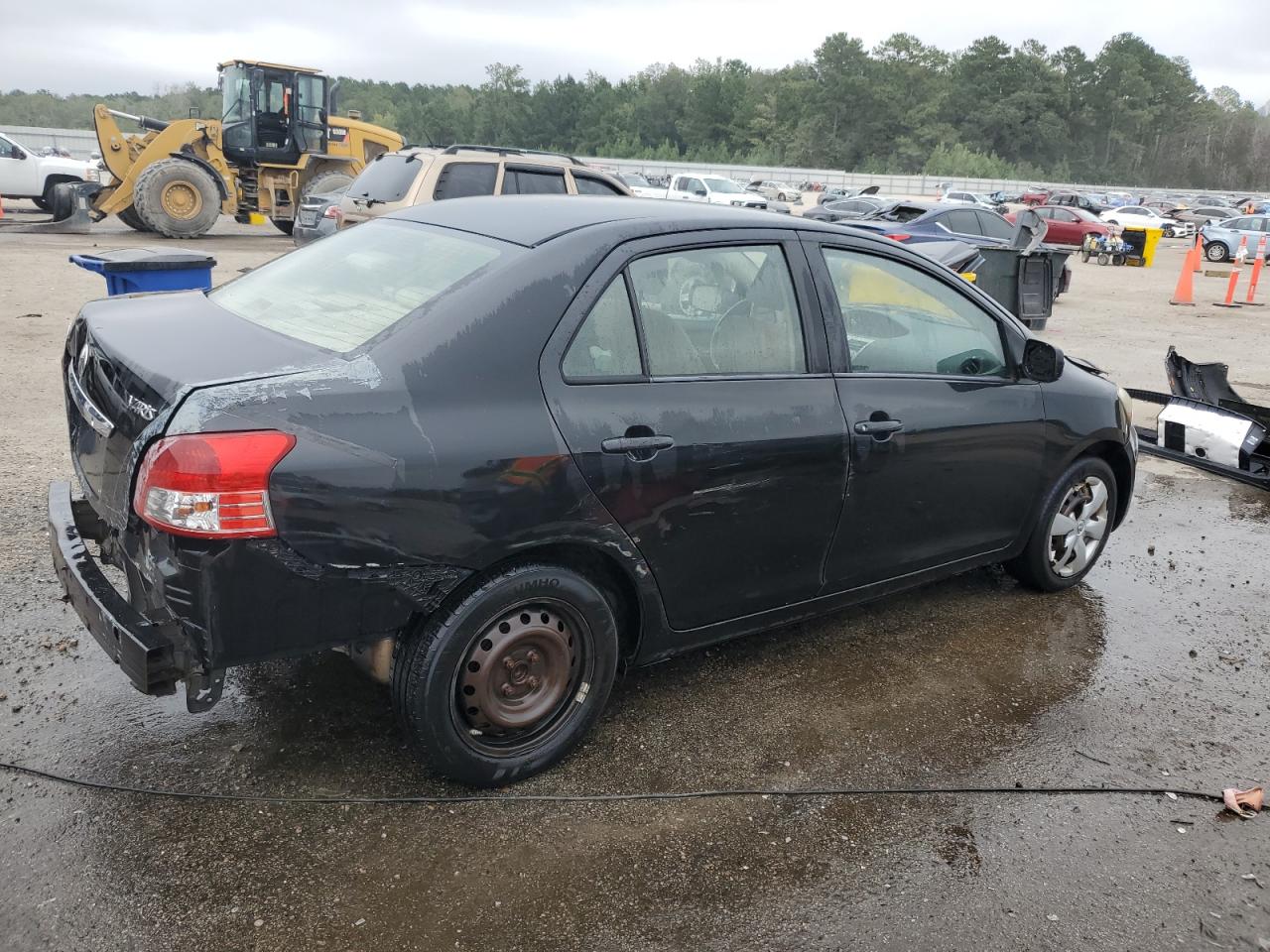 TOYOTA YARIS 2008 black  gas JTDBT923881275021 photo #4