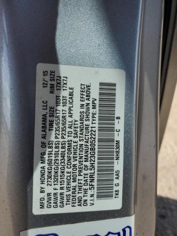 VIN 5FNRL5H23GB052221 2016 Honda Odyssey, LX no.13