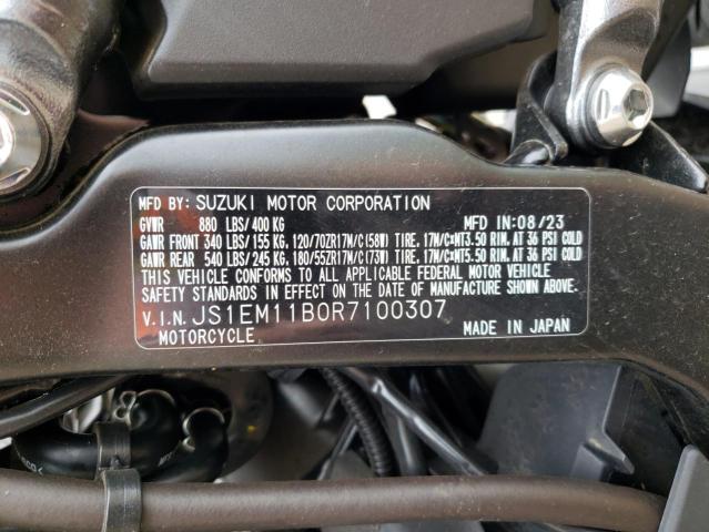 2024 SUZUKI GSX800 R JS1EM11B0R7100307