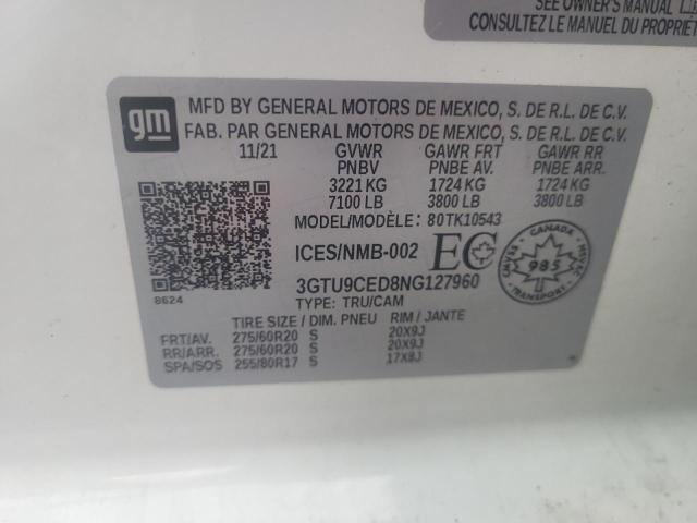 2022 GMC SIERRA LIM - 3GTU9CED8NG127960