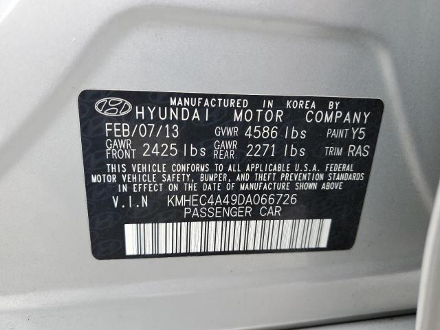 VIN KMHEC4A49DA066726 2013 Hyundai Sonata, Hybrid no.12