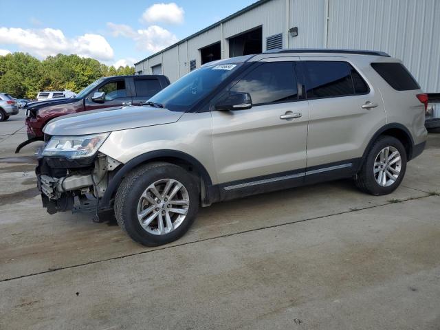 FORD EXPLORER X 2017 beige 4dr spor gas 1FM5K7D87HGA07227 photo #1