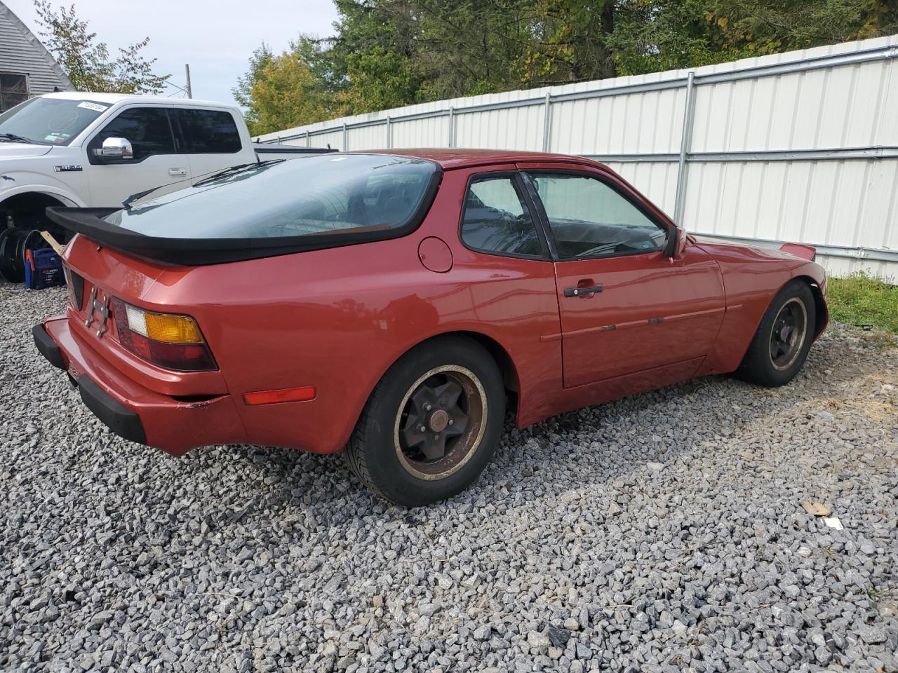 PORSCHE 944 1983 burgundy coupe gas WP0AA0949DN463075 photo #4