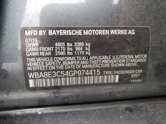 2016 BMW 328 XI SUL - WBA8E3C54GP974415