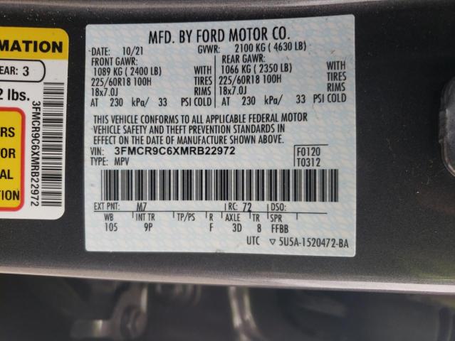2021 FORD BRONCO SPO - 3FMCR9C6XMRB22972