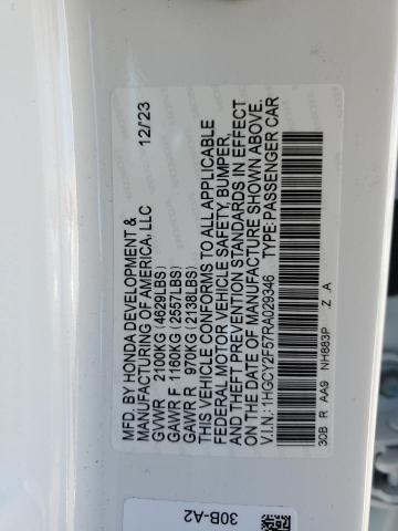 2024 HONDA ACCORD HYB - 1HGCY2F57RA029346