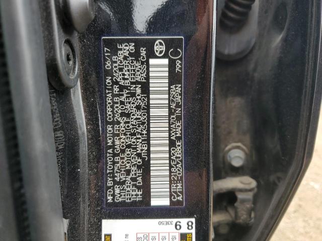 2018 TOYOTA CAMRY L - JTNB11HK5J3017521